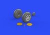 Eduard 648270 P-40B wheels AIRFIX 1/48